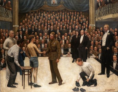 A Welsh Victory at the National Sporting Club by William Howard Robinson